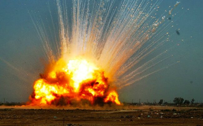 bomb explosion