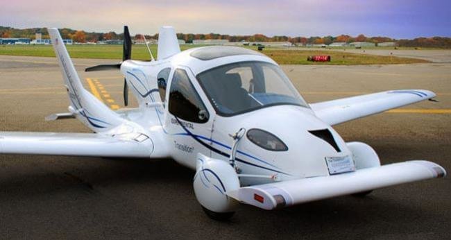 Terrafugia обещает первый летающий автомобиль к 2015 году. Фото.