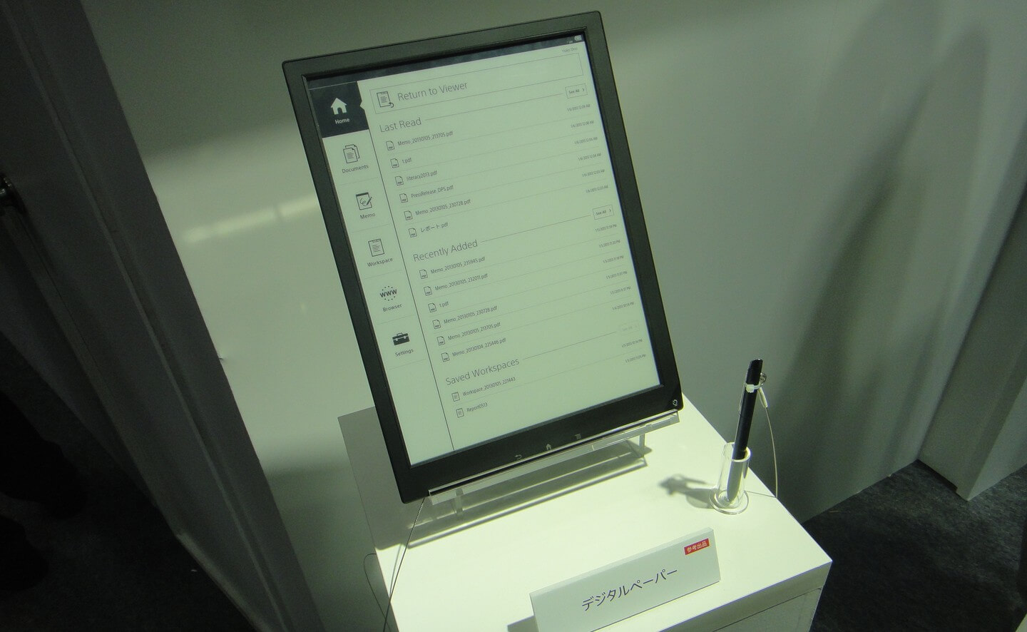 Sony приступила к производству E-ink планшетов