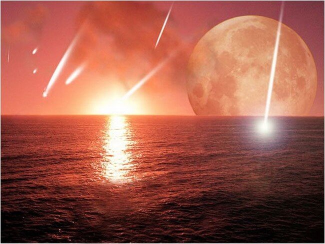 Жизнь на Земле была бы невозможна без метеоритов и комет. Фото.
