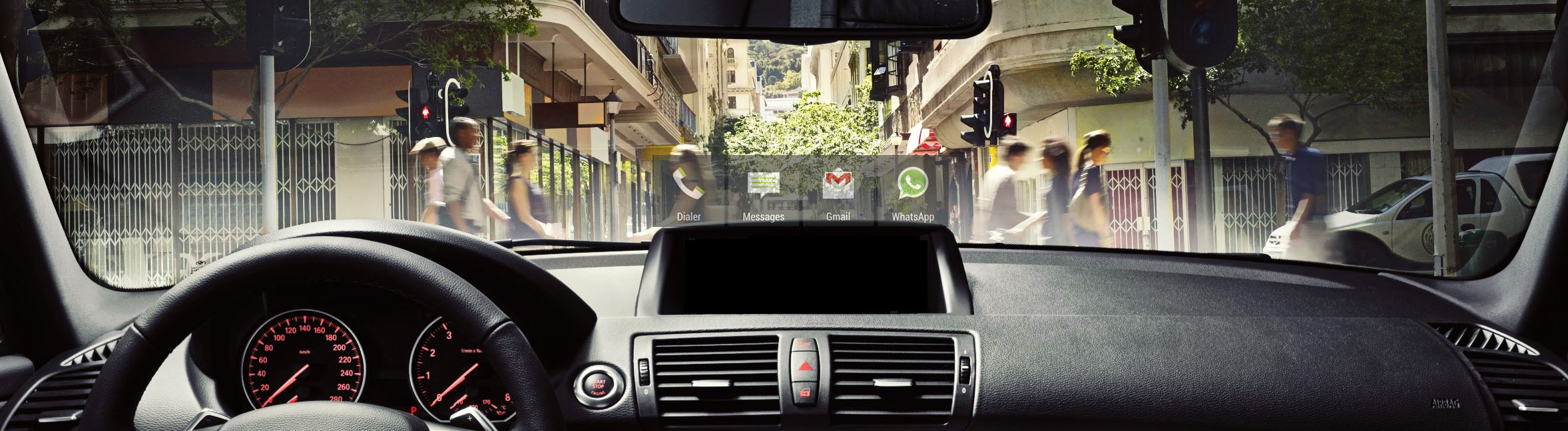 HeadsUP! на лобовом стекле