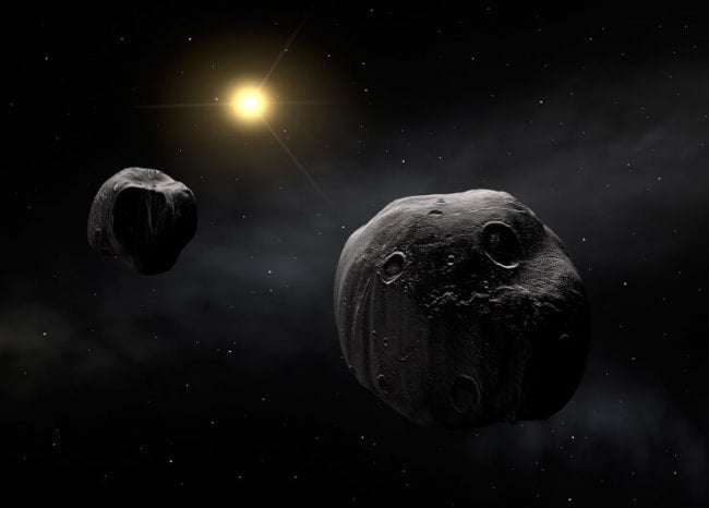 Угроза падения астероидов на Землю повысилась в 10 раз. Фото.