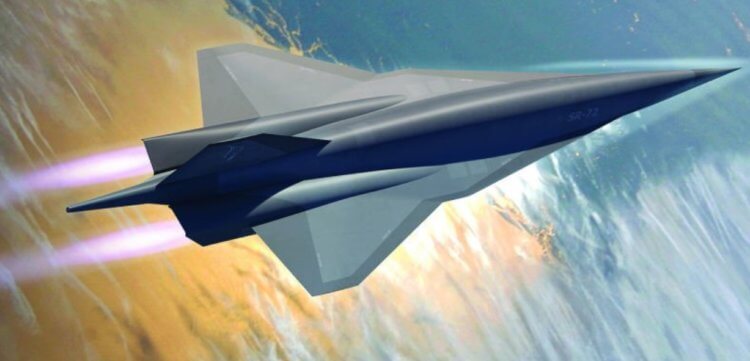 Lockheed Martin разрабатывает наследника легендарного самолета-шпиона SR-71 Blackbird. Максимальная скорость SR-72 будет составлять 6 Махов. Фото.