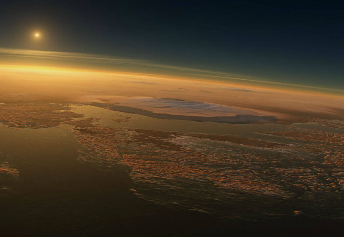 Специалисты НАСА создали видео о том, как выглядел Марс 4 млрд. лет назад