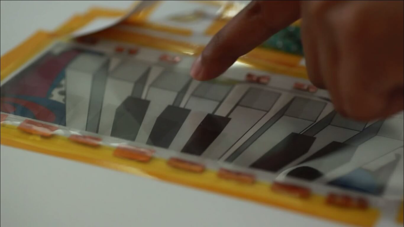 Напечатанное электрическое пианино