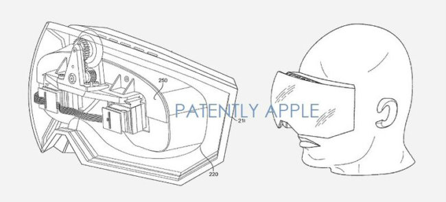 Apple получила патент на очки виртуальной реальности. Фото.