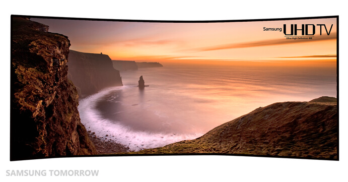 105-дюймовый Samsung  ultra-HD TV