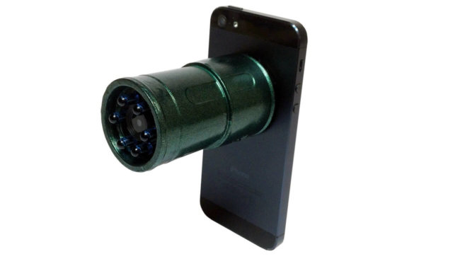 Snooperscope — прибор ночного видения для смарфтона и планшета. Фото.