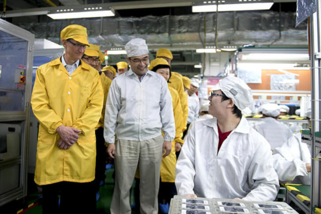 Foxconn построит завод по производству дисплеев в США. Фото.