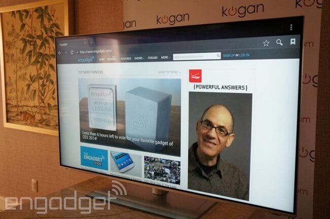 #CES | Kogan показала очень доступный 55-дюймовый 4K-телевизор за 900 долларов. Фото.