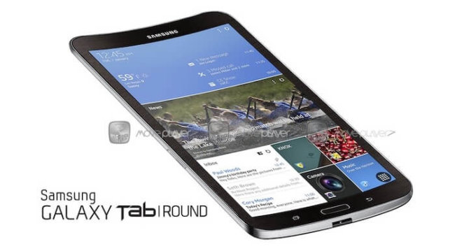 Слухи: Samsung готовит изогнутый 8,4-дюймовый планшет Galaxy Tab Round. Фото.