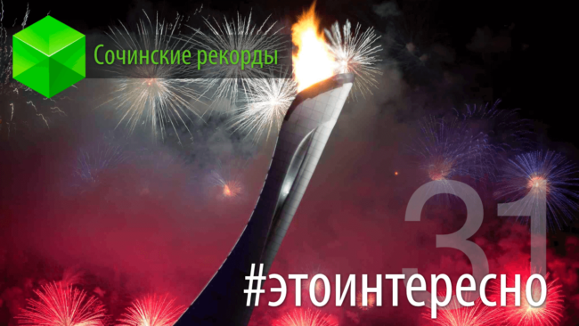 #этоинтересно | 31: Рекорды зимней Олимпиады в Сочи — 2014. Фото.
