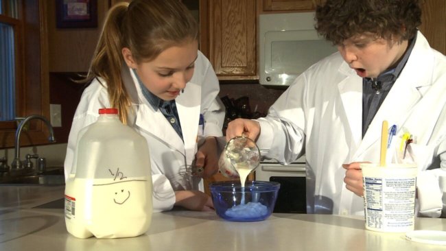 #химия | Домашний йогурт? Естественно, химия! Фото.