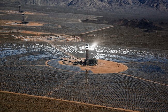 Жаровня за 2,2 миллиарда долларов: крупнейшая солнечная электростанция убивает сотни птиц. Фото.