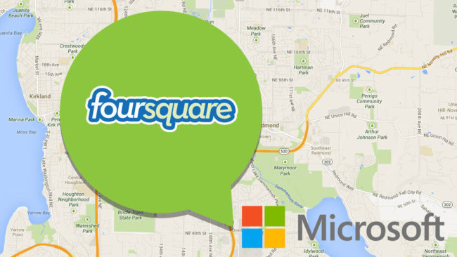 Microsoft вложила деньги в социальную сеть Foursquare. Фото.
