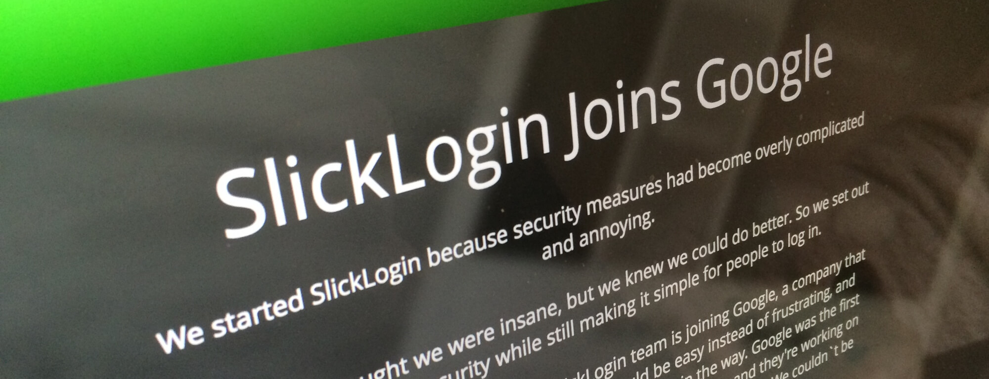 SlickLogin site SlickLogin site