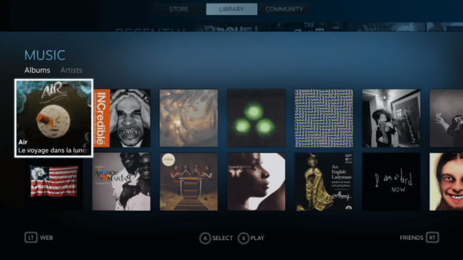 Игровой сервис Steam научится проигрывать музыку. Фото.