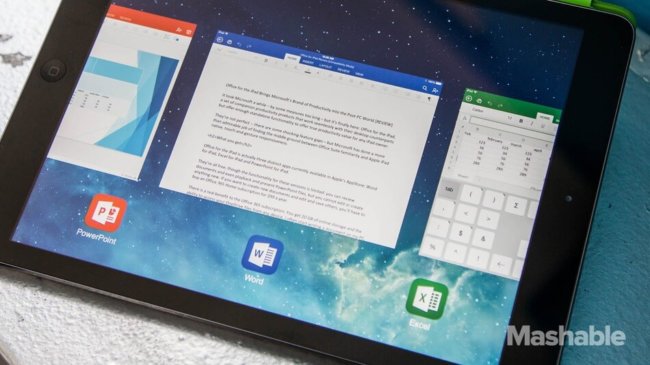 Microsoft выпустила долгожданный Office для iPad. Фото.