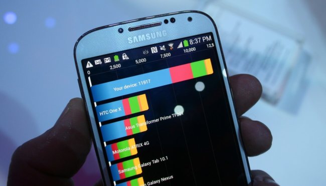 Samsung на Android KitKat больше не жульничает в показателях бенчмарков. Фото.