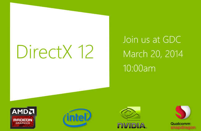Microsoft представит DirectX 12 на грядущей конференции GDC-2014. Фото.