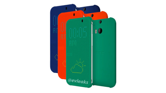 У нового HTC M8 будет необычный откидной чехол. Фото.