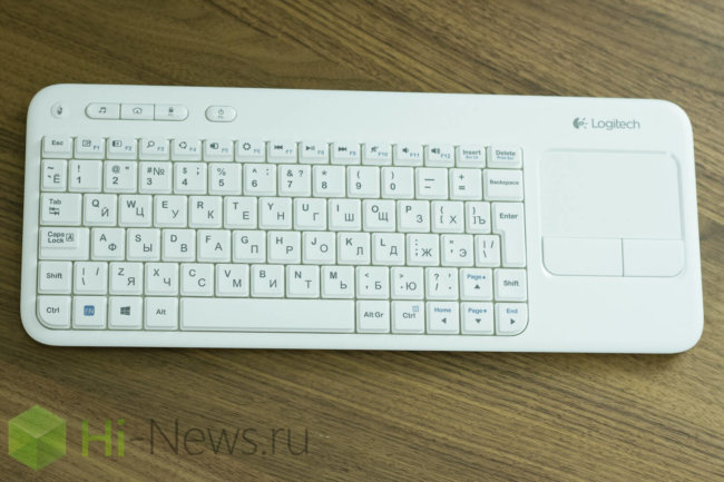 Обзор Logitech Keyboard k400r — клавиатура с тачпадом