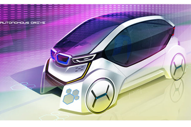 Концепт BMW Honeycomb переосмысливает то, как и для чего будет использоваться автомобиль. Фото.