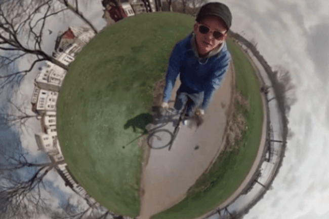 #видео | Панорамный мир в миниатюре на камеру GoPro. Фото.