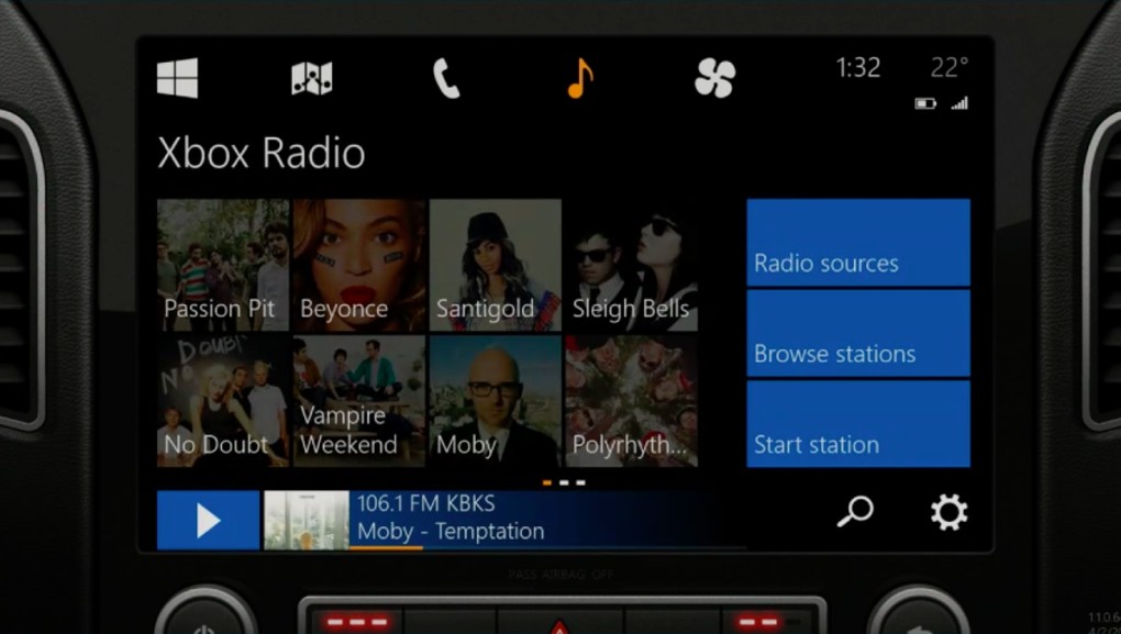 Windows в автомобиле