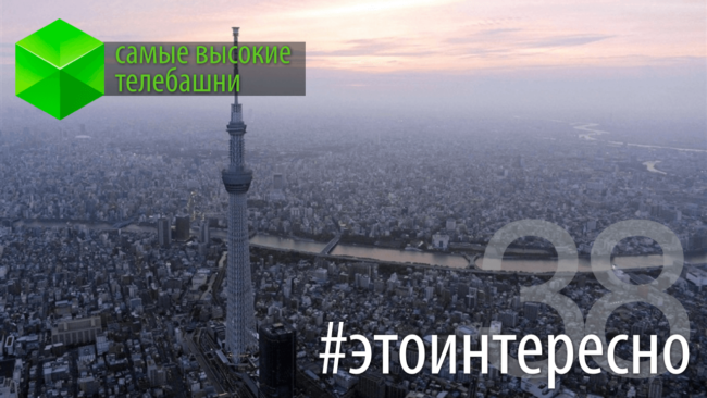 #этоинтересно | Выпуск 38: Самые высокие телебашни. Фото.