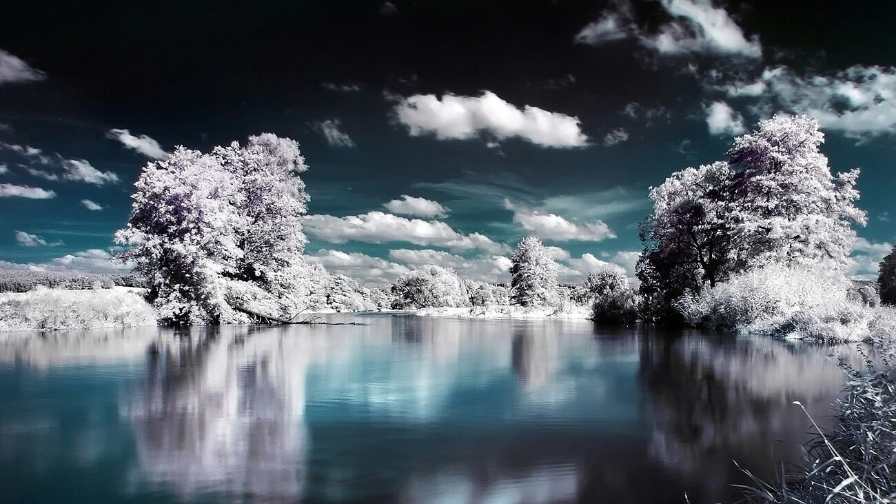 Пейзаж в инфракрасном диапазоне