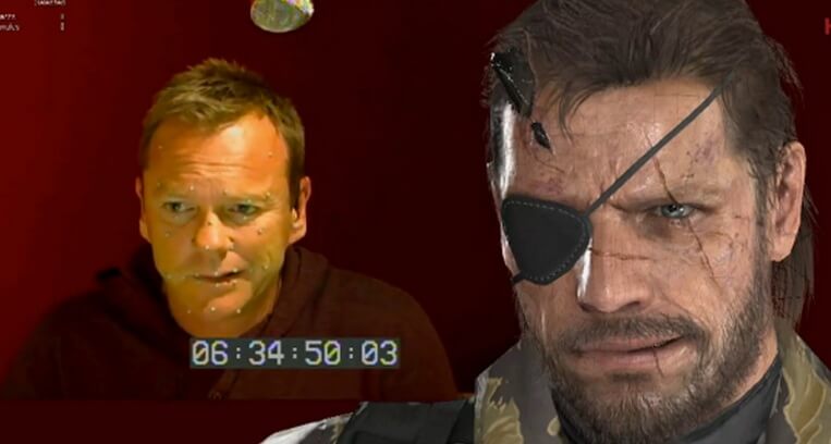 Кифер Сазерленд во время озвучки своего персонажа