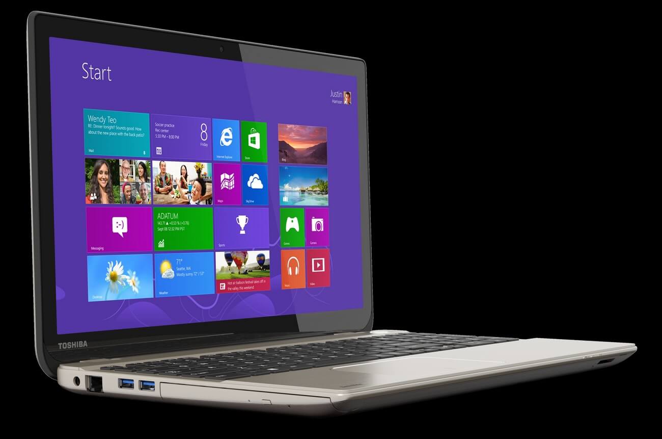 Ноутбук Satellite p55t с 4К дисплеем