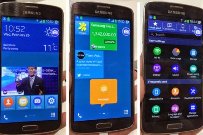 Первый Tizen-смартфон Samsung появится в России в мае. Фото.