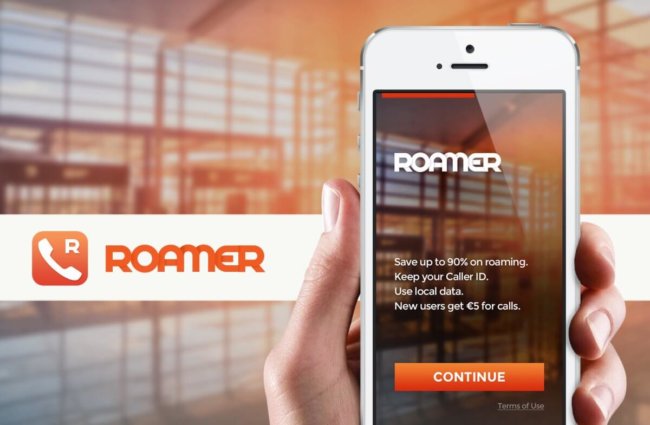 Звоните из-за границы вдвое дешевле с мобильным приложением Roamer. Фото.