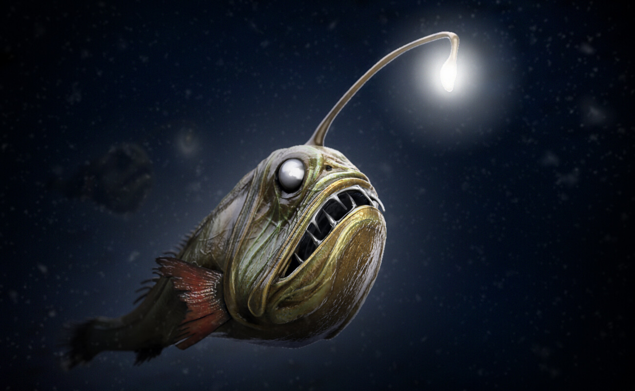 Глубоководная жизнь океана в творчестве