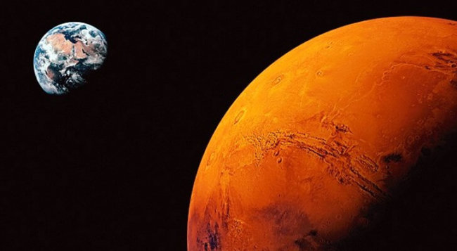 Микроорганизмы с Земли могли поселиться на Марсе еще задолго до нашего собственного желания. Фото.