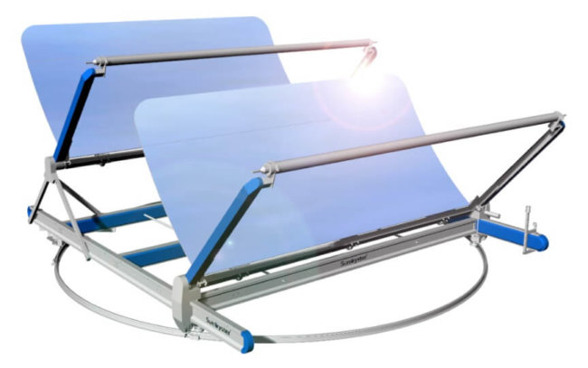 Использование кривых зеркал увеличит производительность солнечных панелей. Фото.