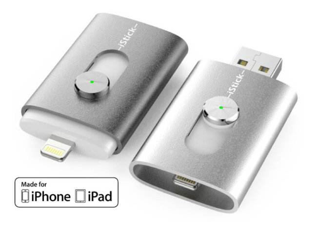 IStick – компактный flash-накопитель для iOS-устройств. Фото.