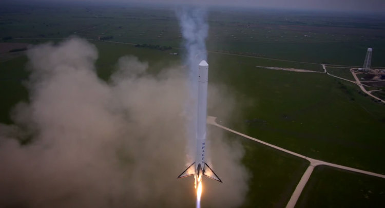 SpaceX Falcon 9 Reusable достиг высоты в 1000 метров