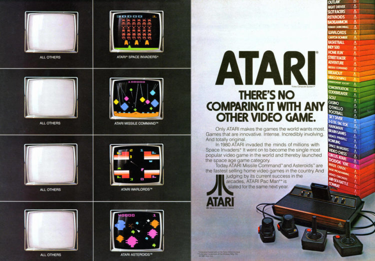 Рекламный принт Atari 2600