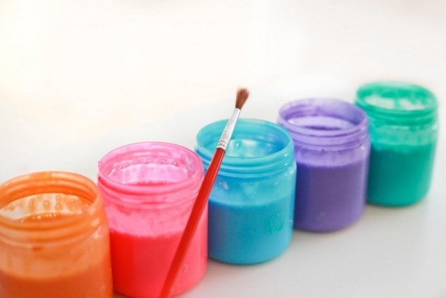 #химия | Мыльные краски спасут стены от детских художеств. Фото.
