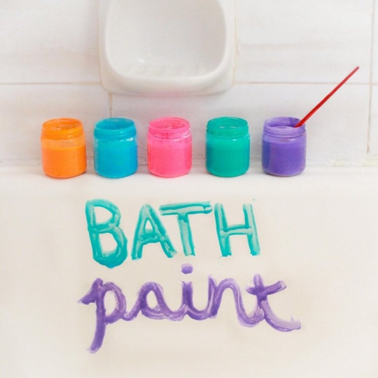 Мыльные краски для ванной комнаты