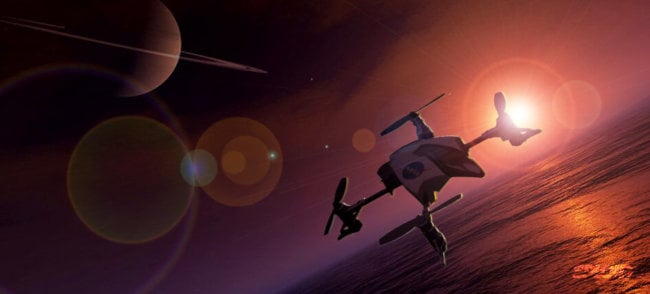 NASA хочет отправить на Титан квадрокоптер. Фото.