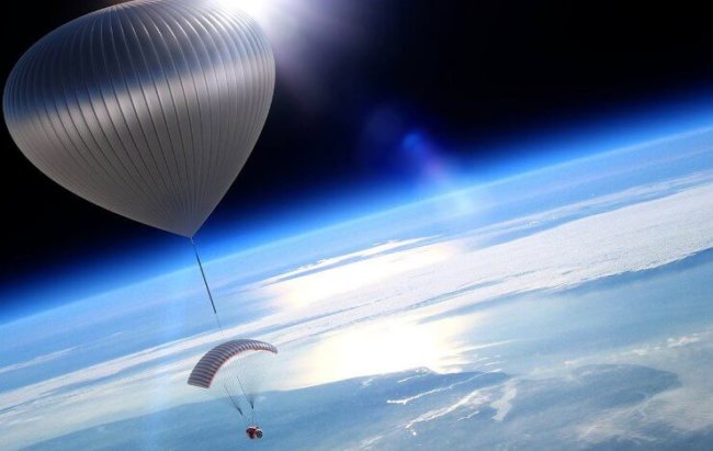 В США прошли испытания космического туристического воздушного шара. Фото.