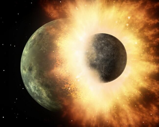 Ученые считают, что нашли ответ на вопрос о том, как образовалась Луна. Фото.