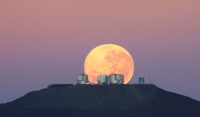 #факты | Почему Луна на горизонте кажется больше? Фото.