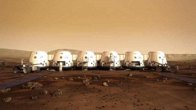 В рамках проекта Mars One в 2018 году на Марс будет отправлено научное оборудование. Фото.