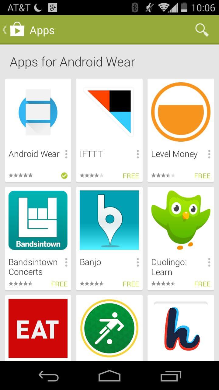 Разработчики буквально наперегонки создают приложения для Android Wear