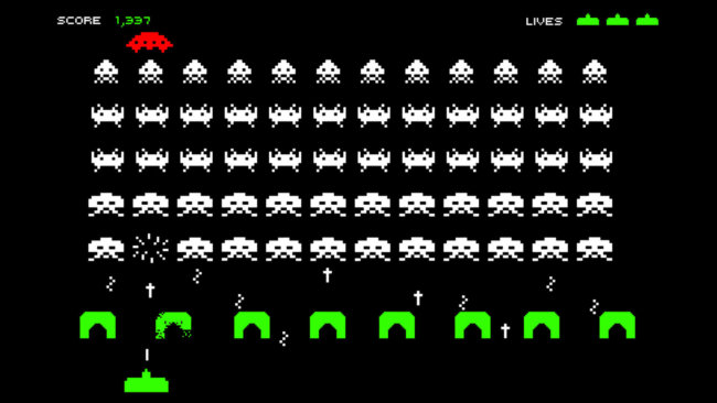 Студия Warner Brothers планирует экранизировать игру Space Invaders. Фото.